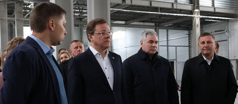 Дмитрий Азаров проинспектировал ход строительства нового завода в Сызранском районе