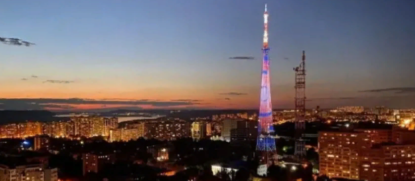 13 августа самарская телебашня загорится праздничной подсветкой на Московском шоссе