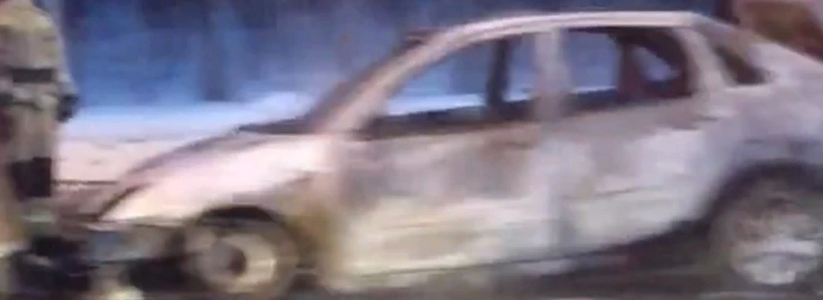 В Самаре на Московском шоссе 26 января загорелся Ford Focus
