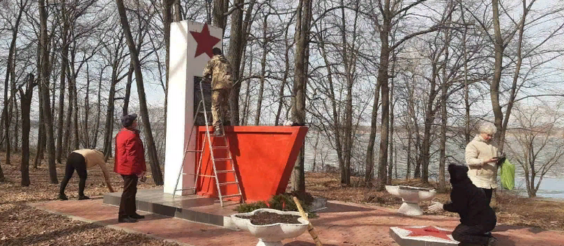 В посёлке Междуреченск Самарской области привели в порядок монумент "Вечная память" В посёлке Междуреченск привели в порядок монуме...