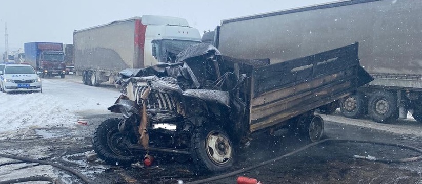В Самарской области на трассе произошло смертельное ДТП с грузовиками