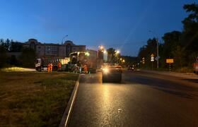 На дорогах Тольятти начали укладку финального слоя покрытия в июле 2024 года