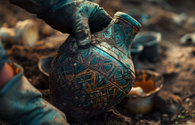 Археологи нашли в Чечне редкую бронзовую литейн...