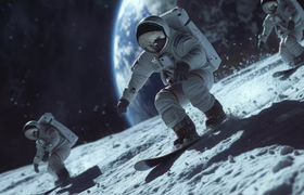 На Луне обнаружена частица магнетита, указывающ...